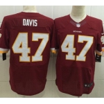 Nike Washington Redskins #47 Akeem Davis Red Elite Jersey