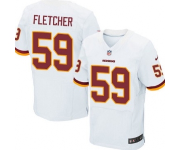 Nike Washington Redskins #59 London Fletcher 2013 White Elite Jersey