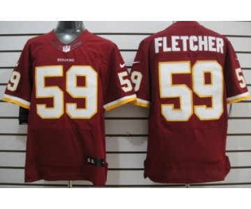 Nike Washington Redskins #59 London Fletcher Red Elite Jersey