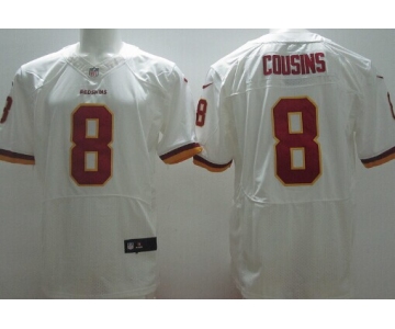 Nike Washington Redskins #8 Kirk Cousins 2013 White Elite Jersey