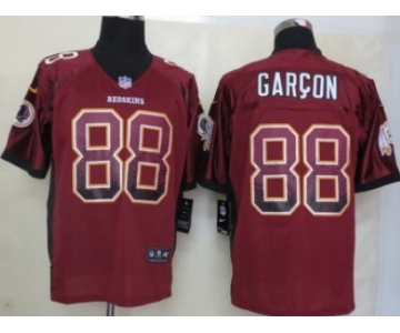 Nike Washington Redskins #88 Pierre Garcon Drift Fashion Red Elite Jersey