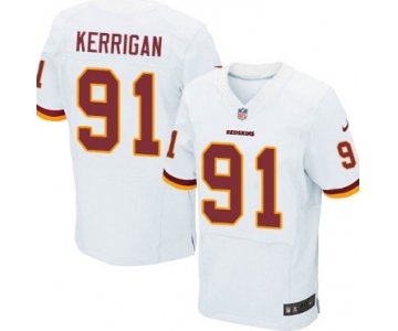 Nike Washington Redskins #91 Ryan Kerrigan 2013 White Elite Jersey