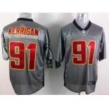 Nike Washington Redskins #91 Ryan Kerrigan Gray Shadow Elite Jersey