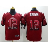 Men's Arizona Cardinals #12 John Brown Nike Drift Fashion Red Elite Jersey