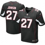 Men's Arizona Cardinals #27 Chris Johnson Black Alternate NFL Nike Elite Jersey