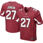 Men's Arizona Cardinals #27 Chris Johnson Red Team Color NFL Nike Elite Jersey