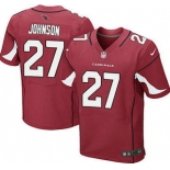 Men's Arizona Cardinals #27 Chris Johnson Red Team Color NFL Nike Elite Jersey