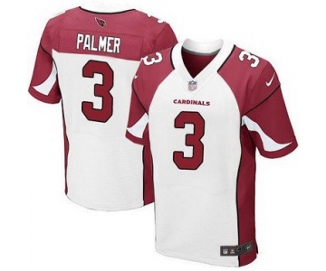 Men's Arizona Cardinals #3 Carson Palmer White Road NFL Nike Elite Jersey