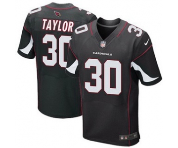 Men's Arizona Cardinals #30 Stepfan Taylor Black Alternate NFL Nike Elite Jersey