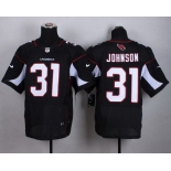 Men's Arizona Cardinals #31 David Johnson Nike Black Elite Jersey
