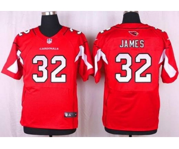 Men's Arizona Cardinals #32 Edgerrin James Red Retired Player NFL Nike Elite Jersey