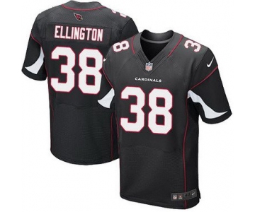 Men's Arizona Cardinals #38 Andre Ellington Black Alternate NFL Nike Elite Jersey