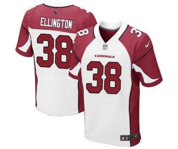 Men's Arizona Cardinals #38 Andre Ellington White Road NFL Nike Elite Jersey