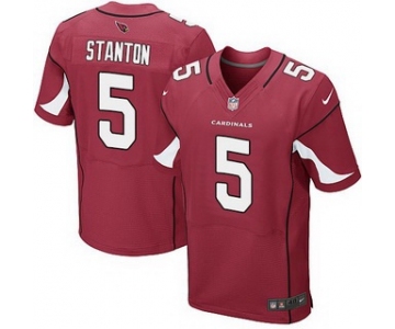 Men's Arizona Cardinals #5 Drew Stanton Red Team Color NFL Nike Elite Jersey