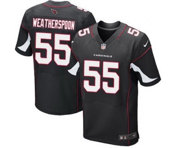 Men's Arizona Cardinals #55 Sean Weatherspoon Black Alternate NFL Nike Elite Jersey