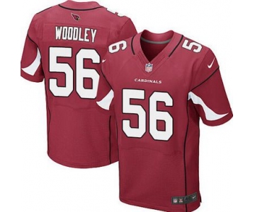 Men's Arizona Cardinals #56 LaMarr Woodley Red Team Color NFL Nike Elite Jersey