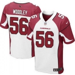 Men's Arizona Cardinals #56 LaMarr Woodley White Road NFL Nike Elite Jersey