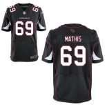 Men's Arizona Cardinals #69 Evan Mathis Black Alternate NFL Nike Elite Jersey