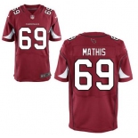 Men's Arizona Cardinals #69 Evan Mathis Red Team Color NFL Nike Elite Jersey