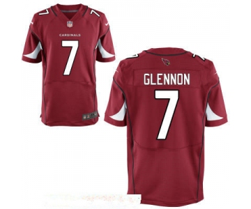 Men's Arizona Cardinals #7 Mike Glennon Red Team Color Stitched NFL Nike Elite Jersey