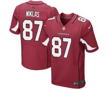 Men's Arizona Cardinals #87 Troy Niklas Red Team Color NFL Nike Elite Jersey