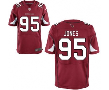 Men's Arizona Cardinals #95 Chandler Jones Red Team Color NFL Nike Elite Jersey