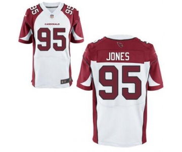 Men's Arizona Cardinals #95 Chandler Jones White Road NFL Nike Elite Jersey