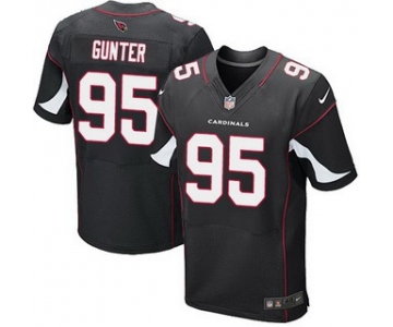 Men's Arizona Cardinals #95 Rodney Gunter Black Alternate NFL Nike Elite Jersey