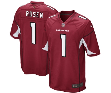 Nike Arizona Cardinals #1 Josh Rosen Red 2018 NFL Draft Pick Elite Jersey