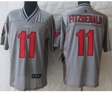 Nike Arizona Cardinals #11 Larry Fitzgerald 2013 Gray Vapor Elite Jersey