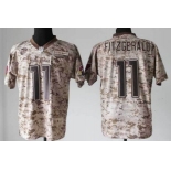 Nike Arizona Cardinals #11 Larry Fitzgerald 2013 USMC Camo Elite Jersey