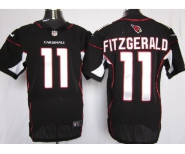 Nike Arizona Cardinals #11 Larry Fitzgerald Black Elite Jersey