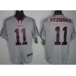 Nike Arizona Cardinals #11 Larry Fitzgerald Lights Out Gray Elite Jersey