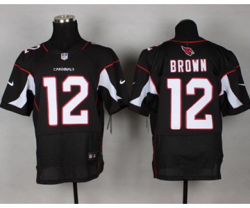 Nike Arizona Cardinals #12 John Brown Black Elite Jersey