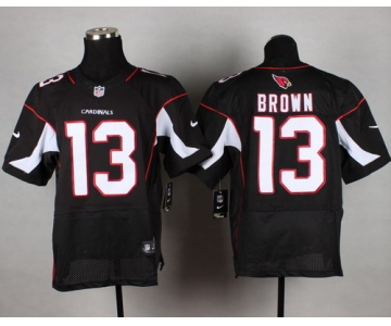 Nike Arizona Cardinals #13 Jaron Brown Black Elite Jersey