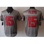 Nike Arizona Cardinals #15 Michael Floyd Gray Shadow Elite Jersey