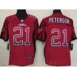 Nike Arizona Cardinals #21 Patrick Peterson Drift Fashion Red Elite Jersey