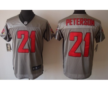 Nike Arizona Cardinals #21 Patrick Peterson Gray Shadow Elite Jersey