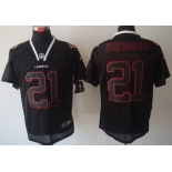 Nike Arizona Cardinals #21 Patrick Peterson Lights Out Black Elite Jersey