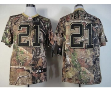 Nike Arizona Cardinals #21 Patrick Peterson Realtree Camo Elite Jersey