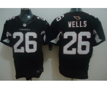 Nike Arizona Cardinals #26 Chris Wells Black Elite Jersey