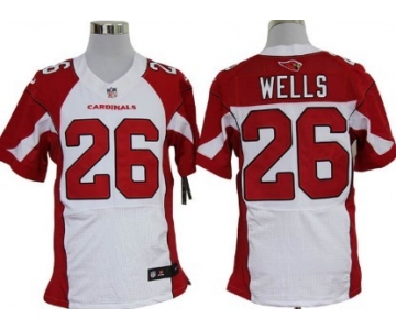 Nike Arizona Cardinals #26 Chris Wells White Elite Jersey