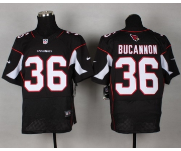 Nike Arizona Cardinals #36 Deone Bucannon Black Elite Jersey