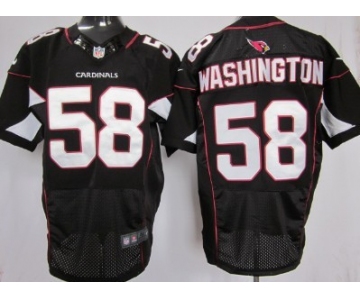 Nike Arizona Cardinals #58 Daryl Washington Black Elite Jersey