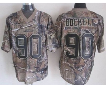 Nike Arizona Cardinals #90 Darnell Dockett Realtree Camo Elite Jersey