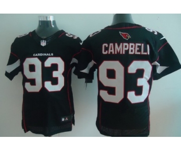 Nike Arizona Cardinals #93 Calais Campbell Black Elite Jersey