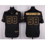 Nike Cardinals #58 Daryl Washington Pro Line Black Gold Collection Men's Stitched NFL Elite Jersey