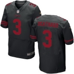Men's 2017 NFL Draft San Francisco 49ers #3 C. J. Beathard Black Alternate Stitched NFL Nike Elite Jersey