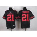 Men's San Francisco 49ers #21 Deion Sanders 2015 Nike Black Elite Jersey