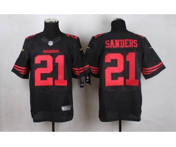 Men's San Francisco 49ers #21 Deion Sanders 2015 Nike Black Elite Jersey